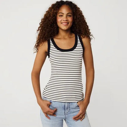 Women's Drapey Rib Fitted Tank Top
