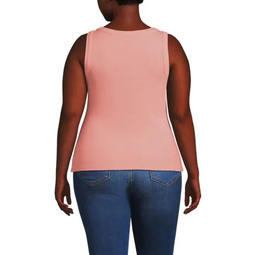 Women's Drapey Rib Fitted Tank Top