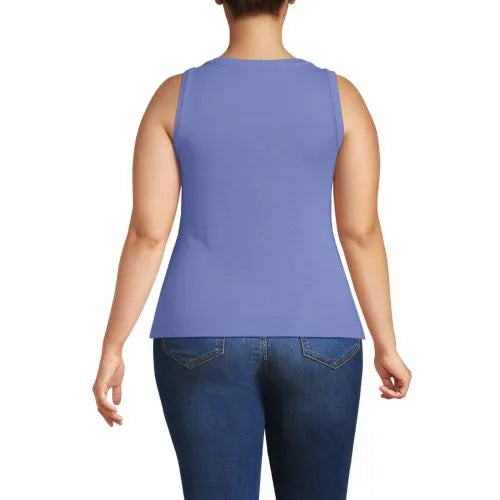 Women's Drapey Rib Fitted Tank Top