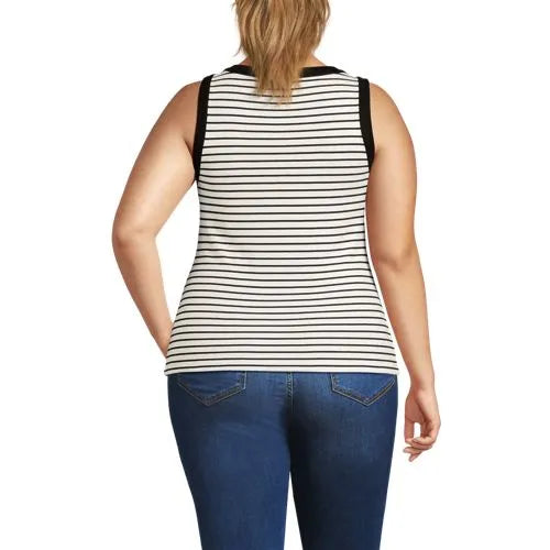 Women's Drapey Rib Fitted Tank Top