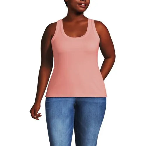 Women's Drapey Rib Fitted Tank Top