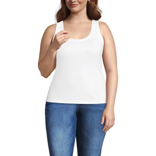 Women's Drapey Rib Fitted Tank Top