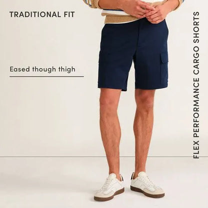 Men's Big 9 Inch Flex Performance Cargo Short