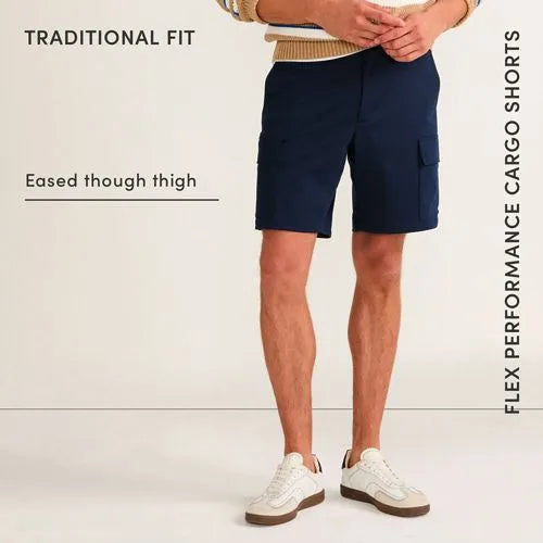 Men's Big 9 Inch Flex Performance Cargo Short