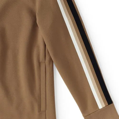 Men's Long Sleeve Knit Twill Track Full Zip