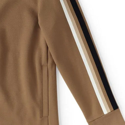 Men's Long Sleeve Knit Twill Track Full Zip