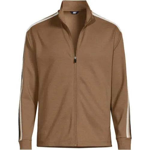 Men's Long Sleeve Knit Twill Track Full Zip
