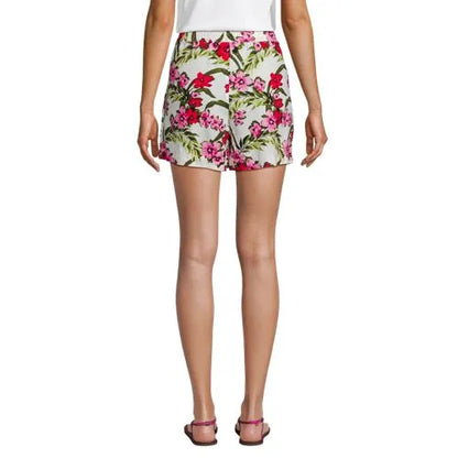 Women's Linen Above the Knee Skort