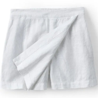 Women's Linen Above the Knee Skort