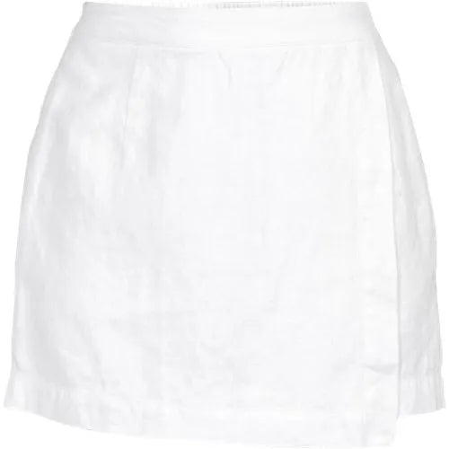 Women's Linen Above the Knee Skort