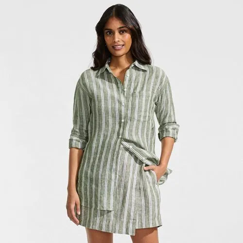 Women's Linen Above the Knee Skort