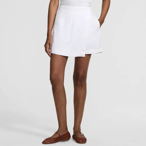 Women's Linen Above the Knee Skort