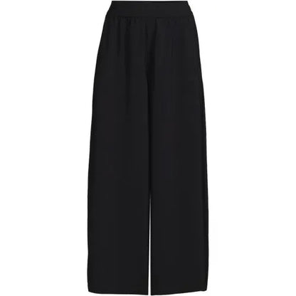 Women's Creaseless High Rise Palazzo Crop Pants
