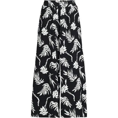 Women's Creaseless High Rise Palazzo Crop Pants
