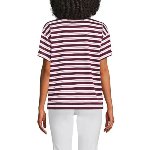 Women's Oversized Supima Short Sleeve Crew Neck T-Shirt