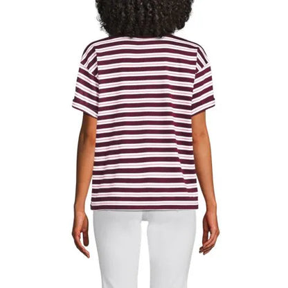 Women's Oversized Supima Short Sleeve Crew Neck T-Shirt
