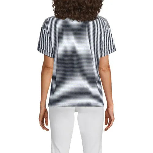 Women's Oversized Supima Short Sleeve Crew Neck T-Shirt