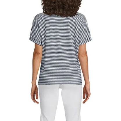 Women's Oversized Supima Short Sleeve Crew Neck T-Shirt