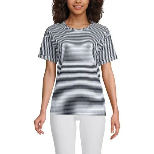 Women's Oversized Supima Short Sleeve Crew Neck T-Shirt