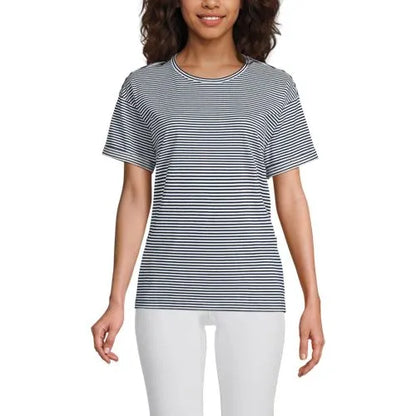 Women's Oversized Supima Short Sleeve Crew Neck T-Shirt
