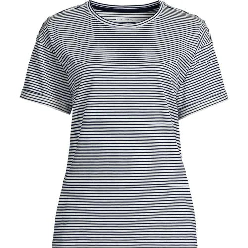 Women's Oversized Supima Short Sleeve Crew Neck T-Shirt
