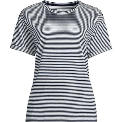 Women's Oversized Supima Short Sleeve Crew Neck T-Shirt