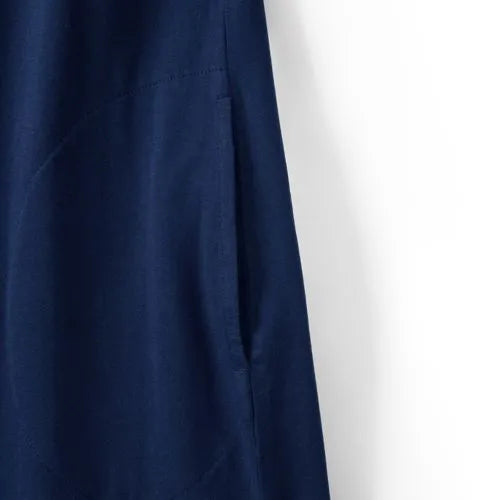 Women's Cotton Jersey Notch Neck Dress