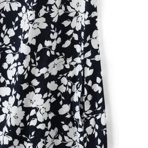 Women's Cotton Jersey Notch Neck Dress