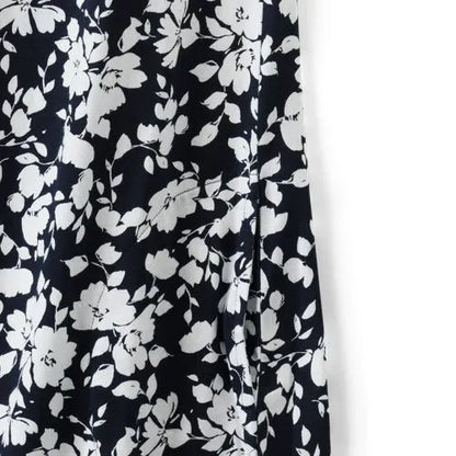 Women's Cotton Jersey Notch Neck Dress