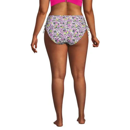 Women's Plus Size High Waisted Adjustable Bikini Bottoms
