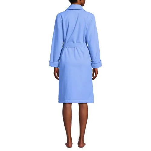 Women's Cotton Terry Knee Length Spa Bath Robe