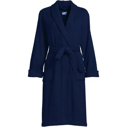 Women's Cotton Terry Knee Length Spa Bath Robe