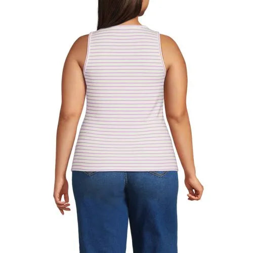 Women's Drapey Rib Fitted Tank Top