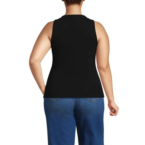 Women's Drapey Rib Fitted Tank Top