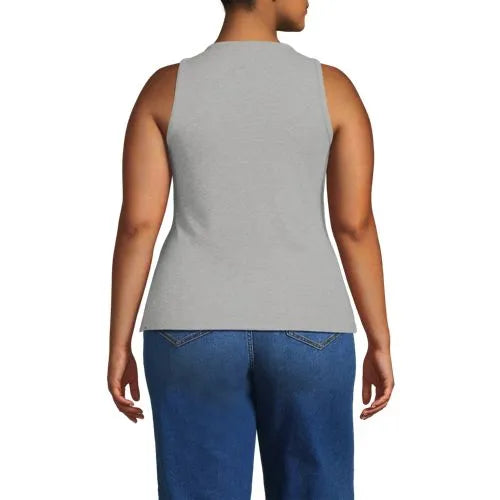 Women's Drapey Rib Fitted Tank Top