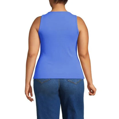 Women's Drapey Rib Fitted Tank Top