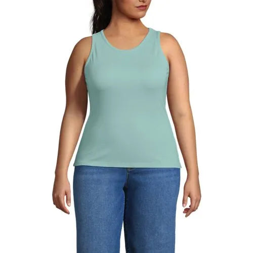 Women's Drapey Rib Fitted Tank Top