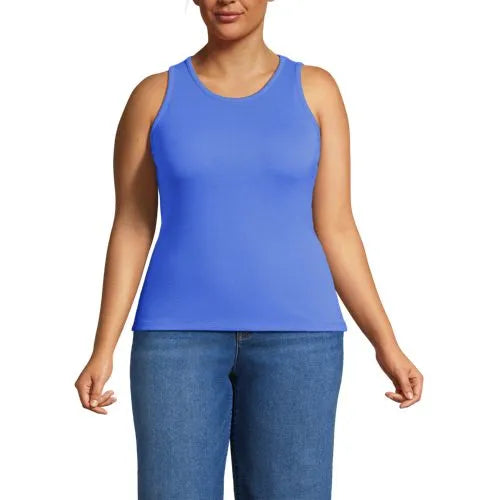 Women's Drapey Rib Fitted Tank Top