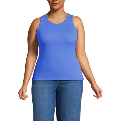 Women's Drapey Rib Fitted Tank Top