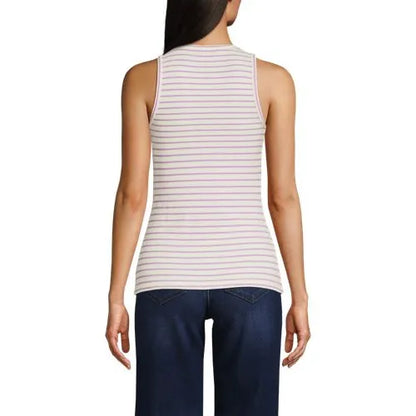 Women's Drapey Rib Fitted Tank Top