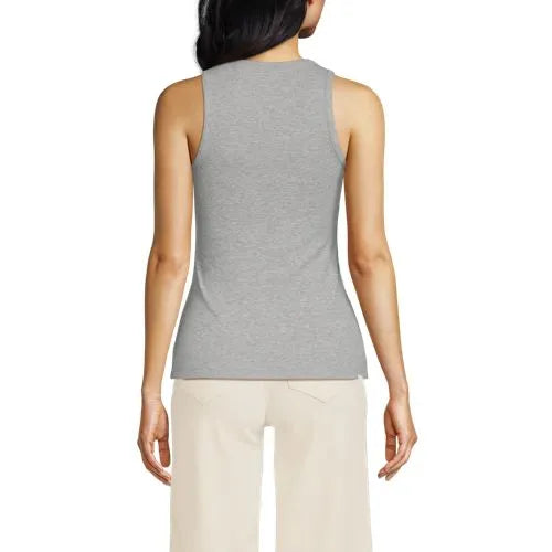 Women's Drapey Rib Fitted Tank Top