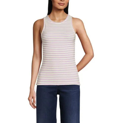 Women's Drapey Rib Fitted Tank Top