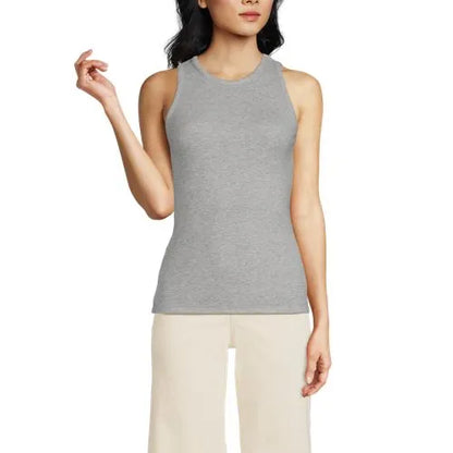 Women's Drapey Rib Fitted Tank Top