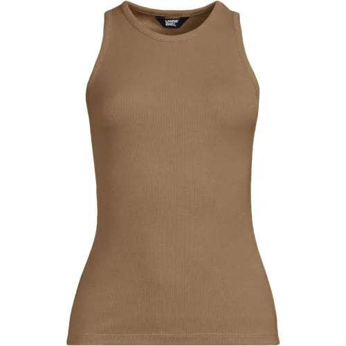 Women's Drapey Rib Fitted Tank Top