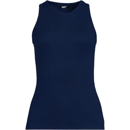 Women's Drapey Rib Fitted Tank Top