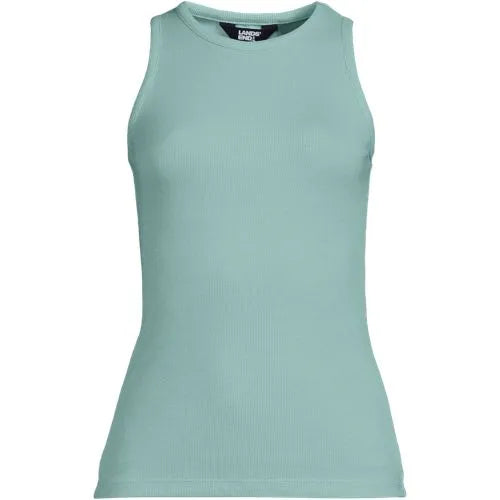 Women's Drapey Rib Fitted Tank Top