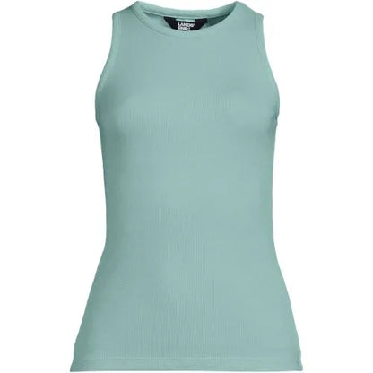 Women's Drapey Rib Fitted Tank Top