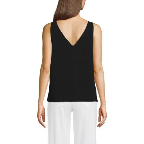 Women's Creaseless V-neck Sleeveless Top