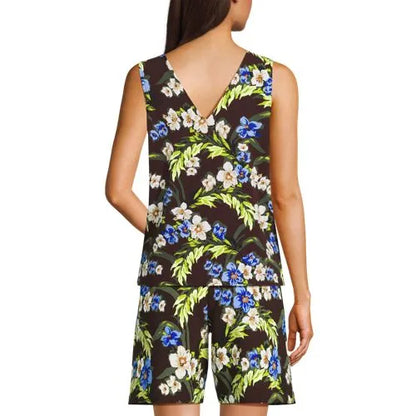 Women's Creaseless V-neck Sleeveless Top