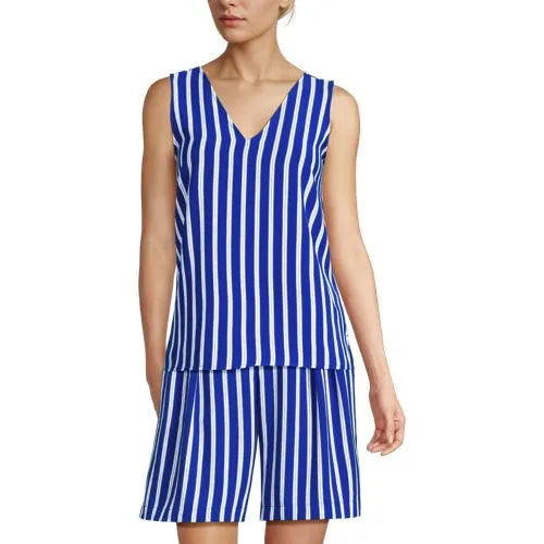 Women's Creaseless V-neck Sleeveless Top